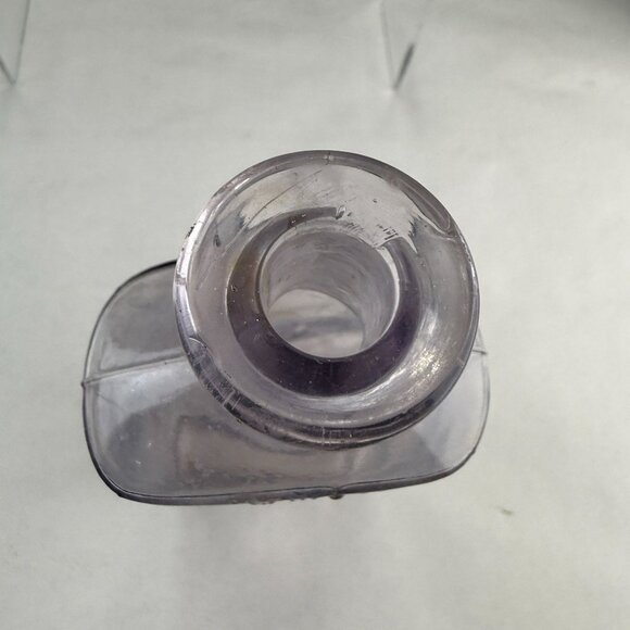 Vintage Pearl Purple Tint Glass Medicine Bottle XVI - Picture 7 of 12